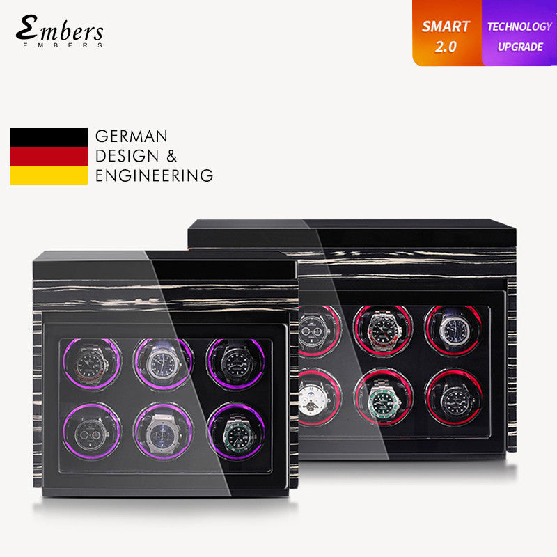 W-Winder Guard | 6+6 Watch Automatic Winder – Safe + Display