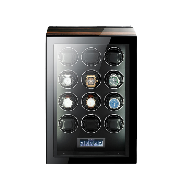 W-Spinner 12 Slots Automatic Watch Winder - Luxury Watch Storage by Wclocks - 12 watch winder, Premium finish luxury design