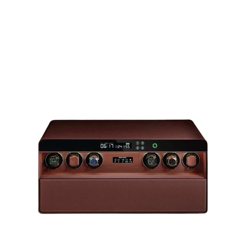 CrownSafe 6 | 6-Watch Automatic Winder – Safe Enclosure