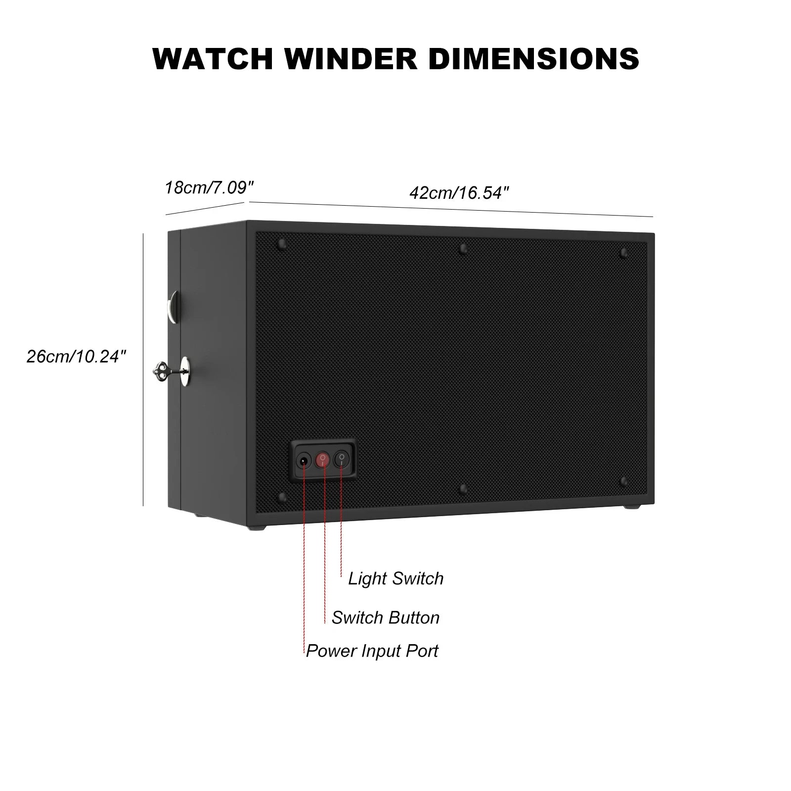 G-Winder Six Storage 6 Watch Automatic Watch Winder - Luxury Watch Storage by Wclocks - 6 watch winder, Black, Brown luxury design