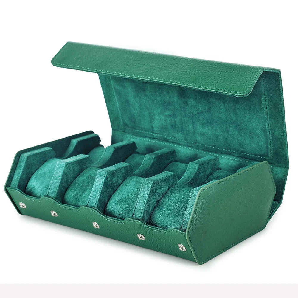 LuxOcta Saffiano 8 | Uhrenbox für 8 Uhren – Saffiano-Leder