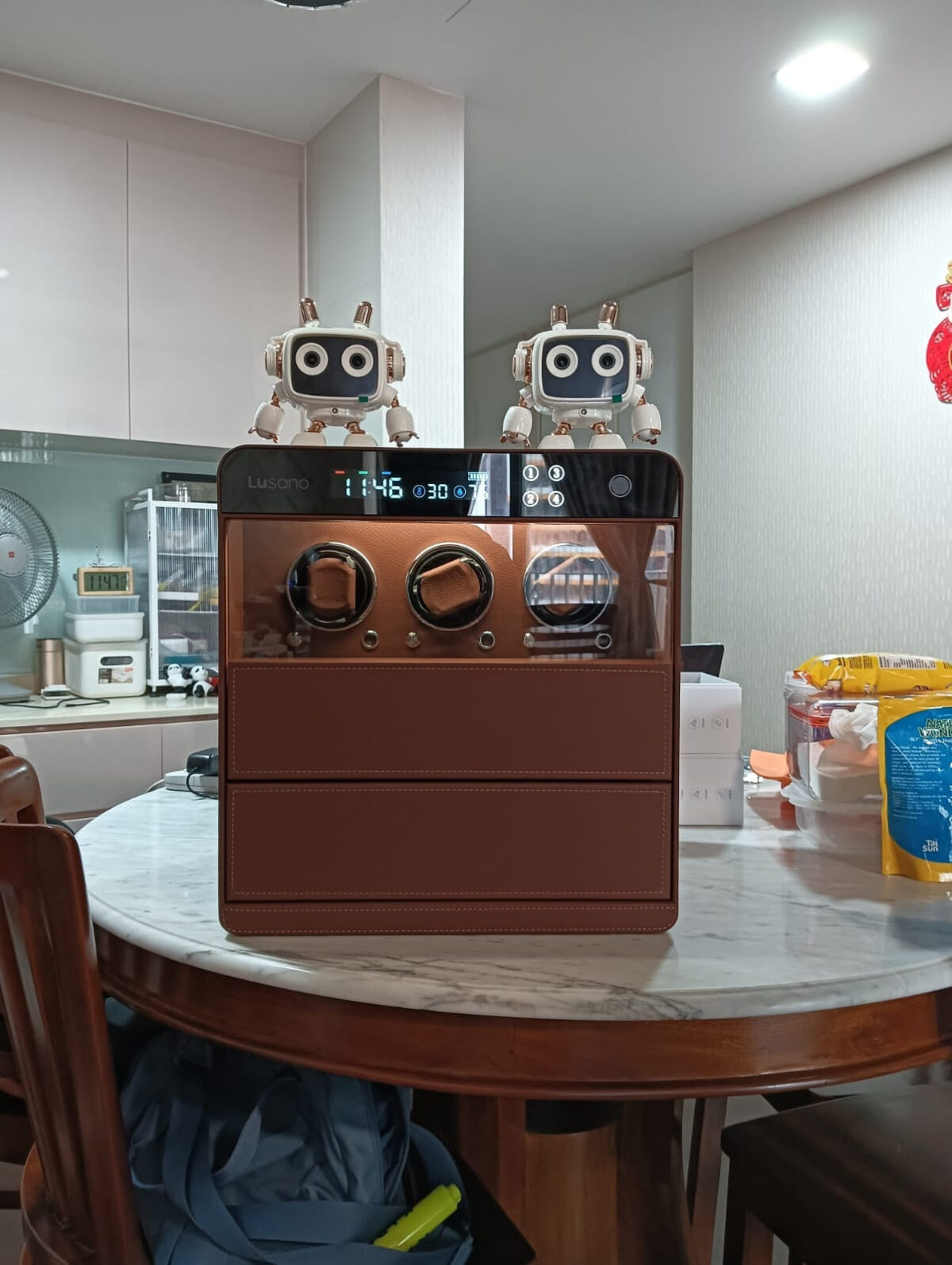 CrownSafe 3 | 3-Watch Automatic Winder – Safe Enclosure