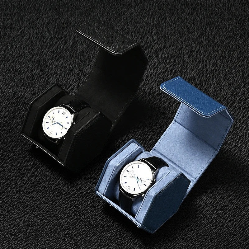 LuxOcta Watch Travel Case - Luxury Watch Storage by Wclocks - watch travel case, Black, Blue, Green, Brown luxury design