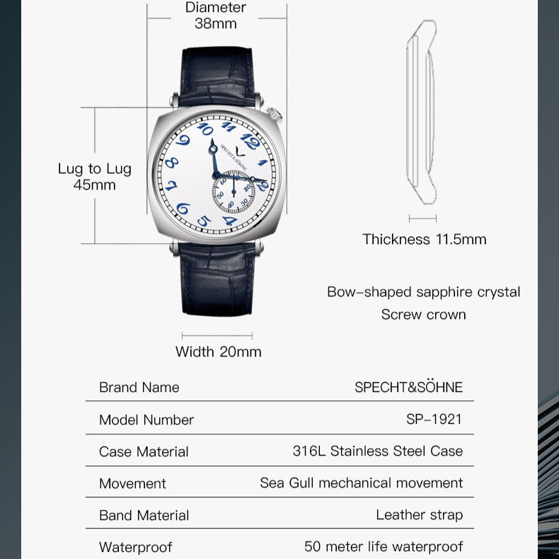 Heritage 1921 Vintage | Automatic Dress Watch – 38mm
