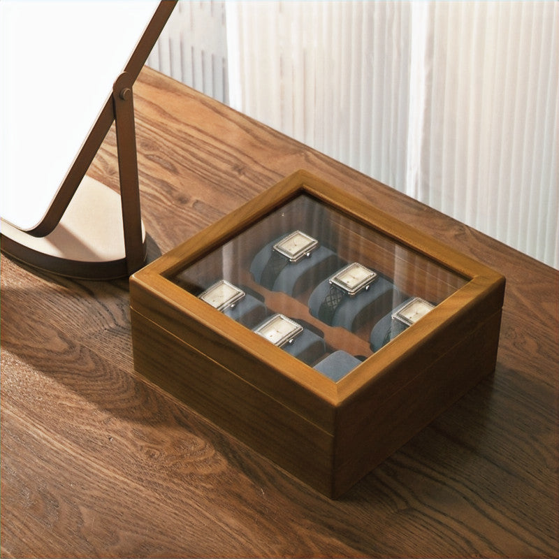 Prestige Wood | 6-Slot Watch Box – Solid Wood