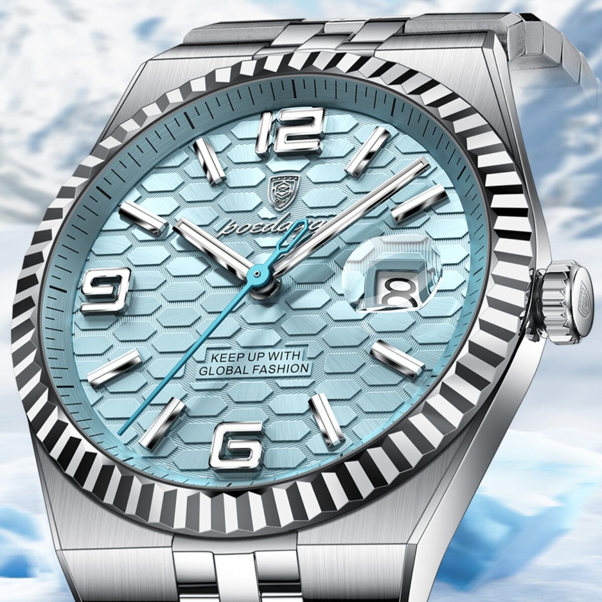 POEDAGAR Class Land | Luxury Quartz Watch – 41mm