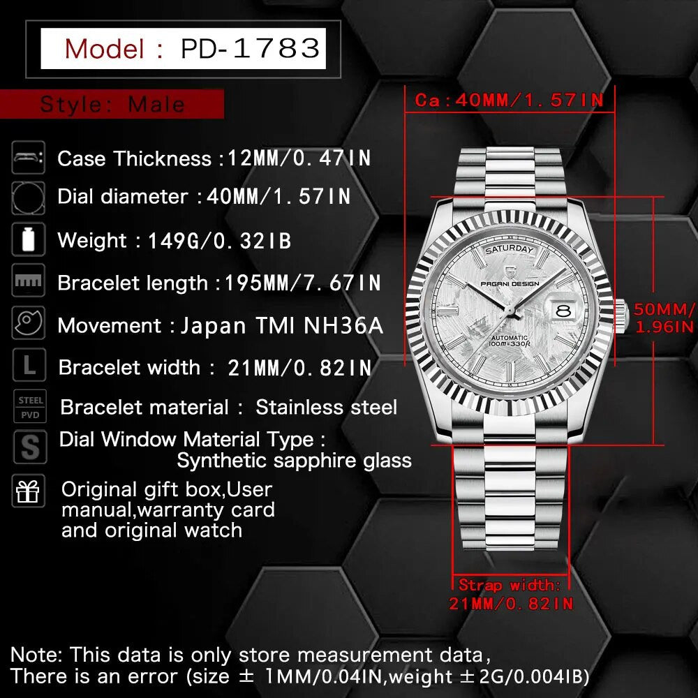 President Steel | Automatic Watch – 40mm