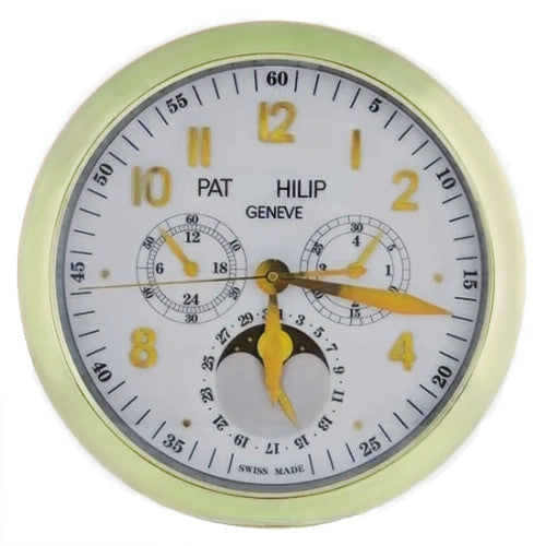 Grand Complications Gold and White | Large Wall Clock