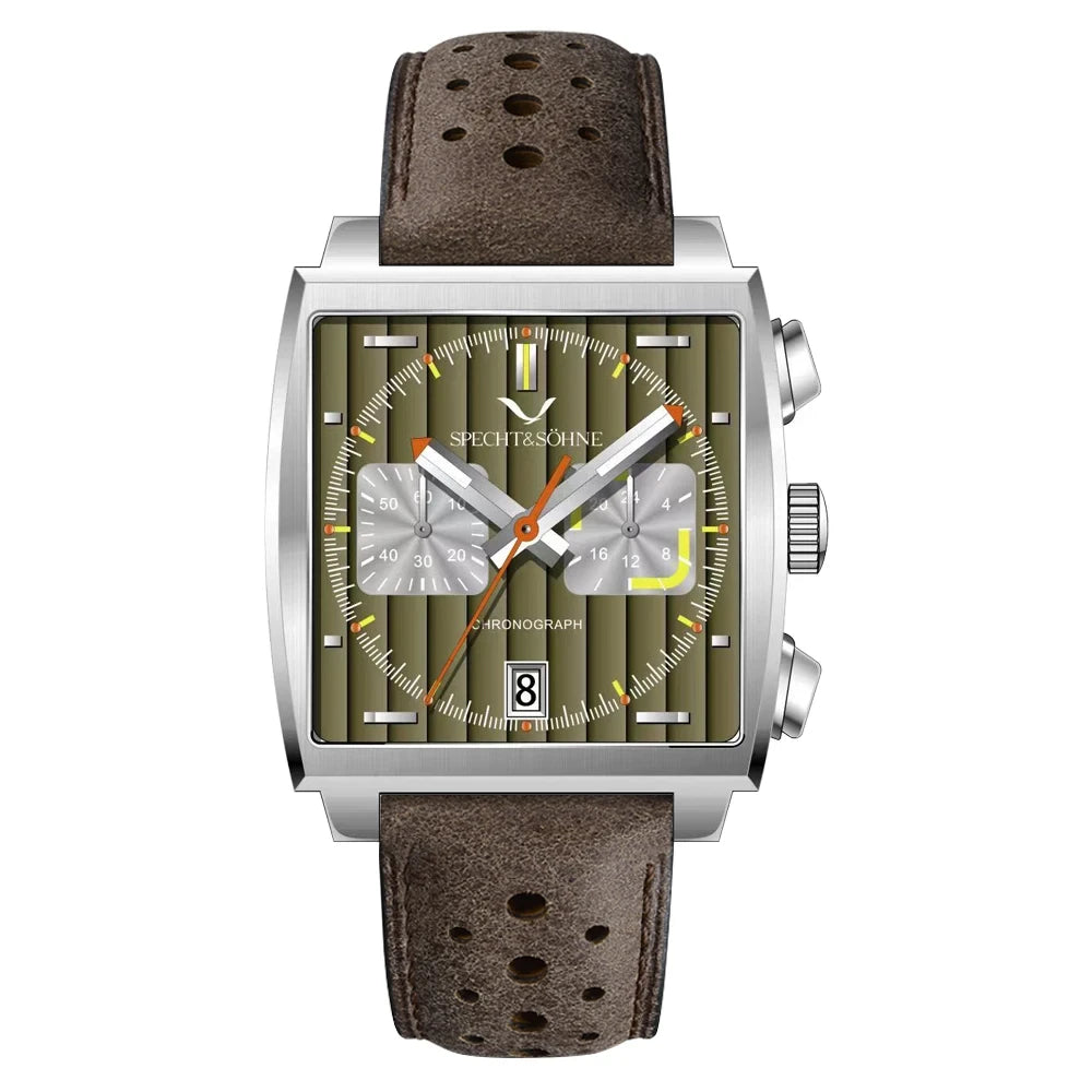 Square Racing Chrono Steel III | Chronograph Dress Watch – 39mm