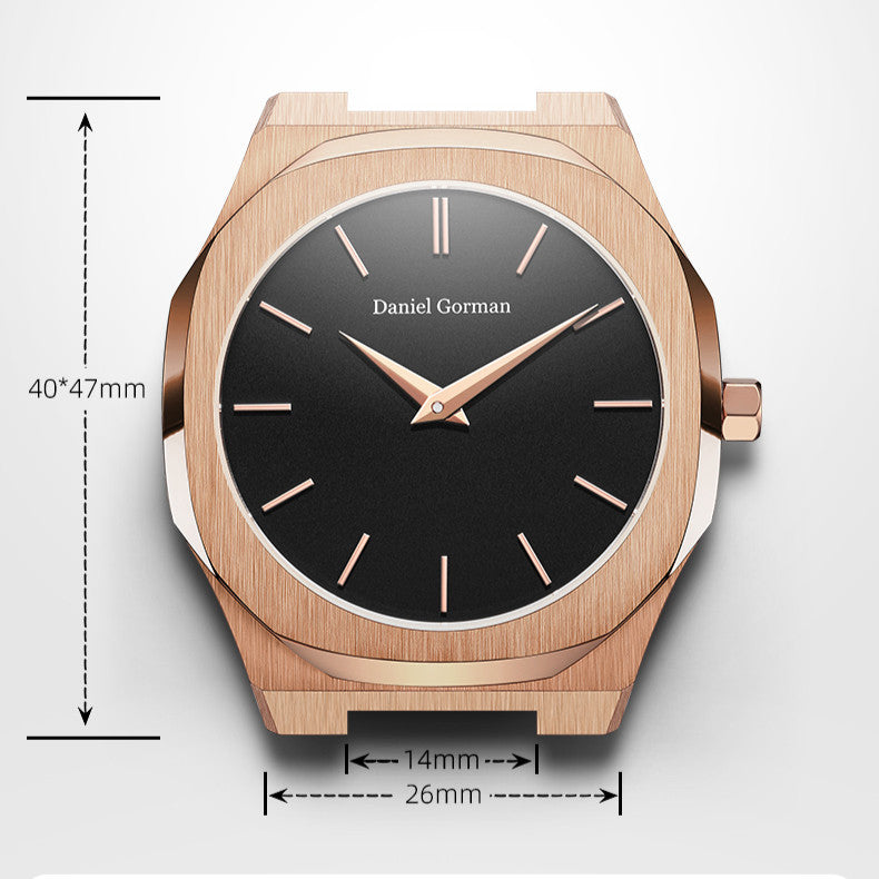 DG Steel Ultra-Thin | Dress Quartz Watch – 40mm