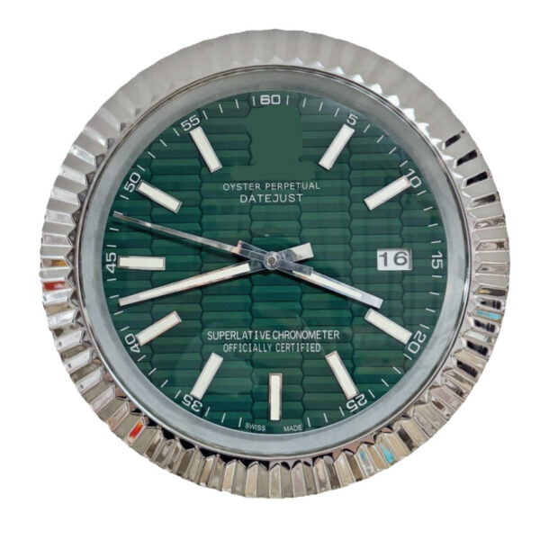 Datejust Fluted Steel Motif Dial | Wall Clock