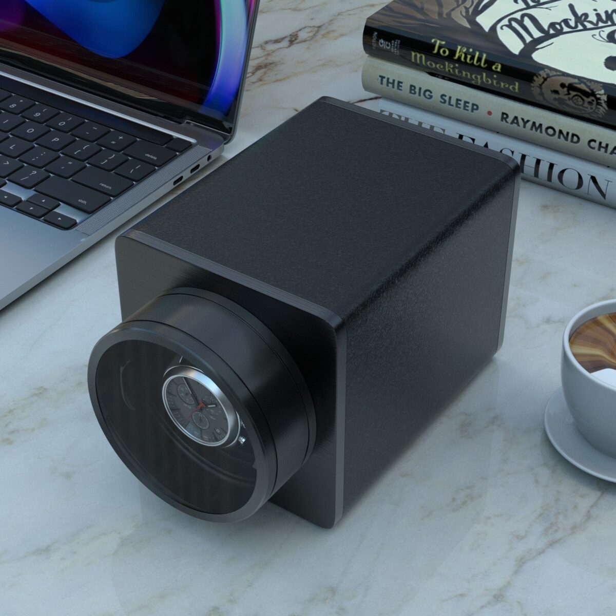 W-Winder Lens | 1-Watch Automatic Winder – Magnifier Display