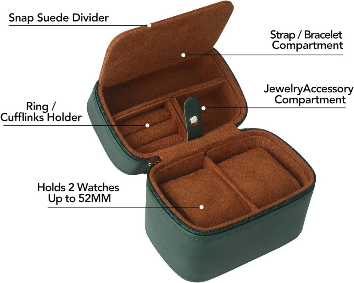 Voyager Duo | Watch Travel Case – 2-Watch
