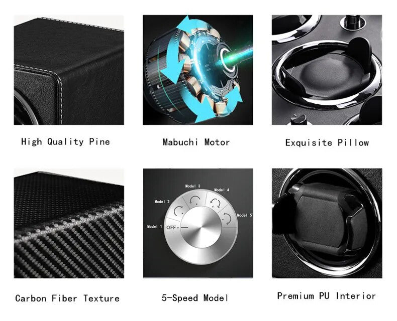 Box Harmony | Single Watch Automatic Winder – Zen Display