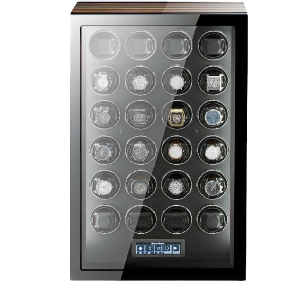 W-Spinner 24 Slots Automatic Watch Winder - Luxury Watch Storage by Wclocks - 24 watch winder, Premium finish luxury design
