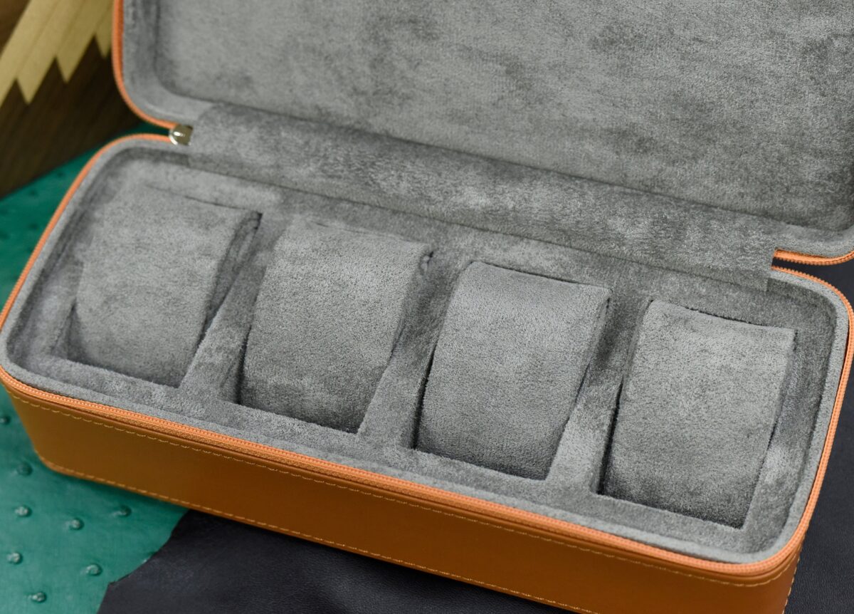 Voyager 4 | Étui de Voyage Compact pour Montres – Pour 4 Montres