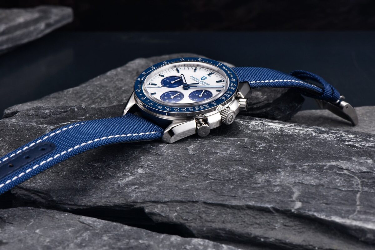 Moon Chronograph Textile | Reloj Cronógrafo de Cuarzo – 42mm