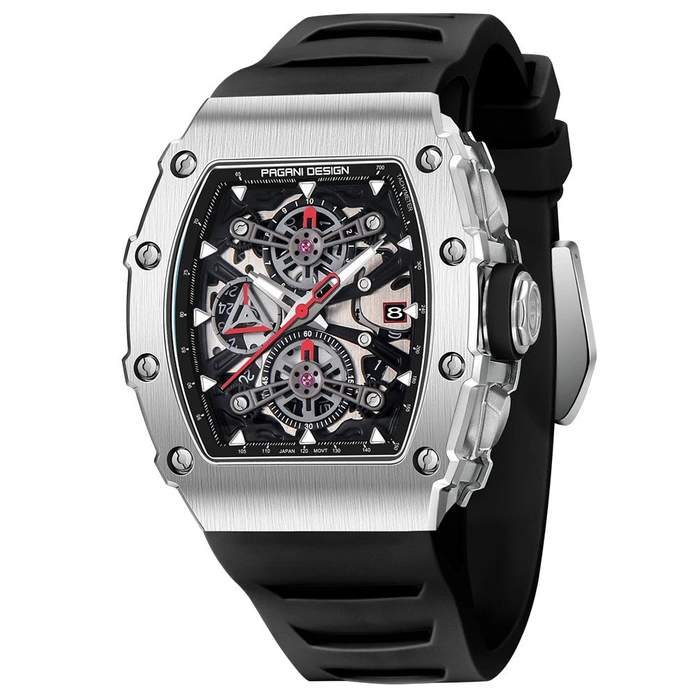Tonneau 17 Steel Quartz | Sport Quartz Watch – 40mm
