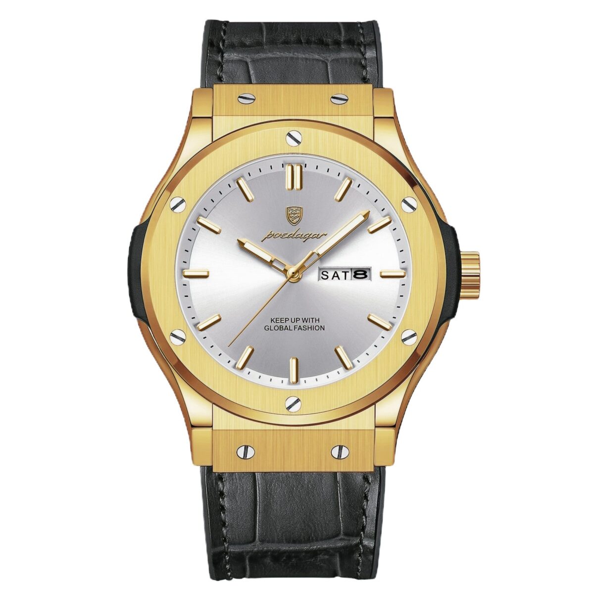Fusion Gold Day Date | Automatic Dress Watch – 42mm