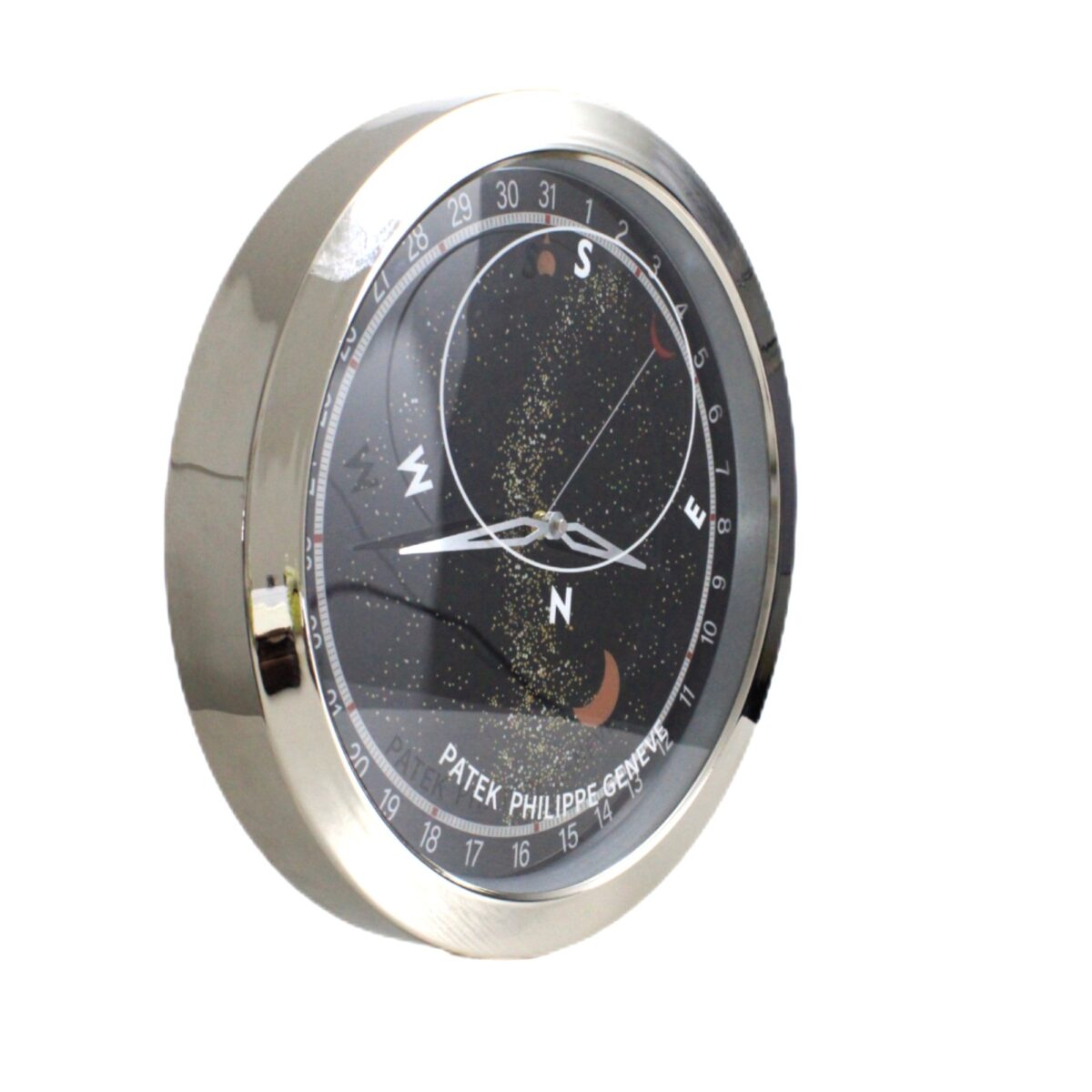 Astronomical Black | Large Luxury Wall Clock – Grand Complication