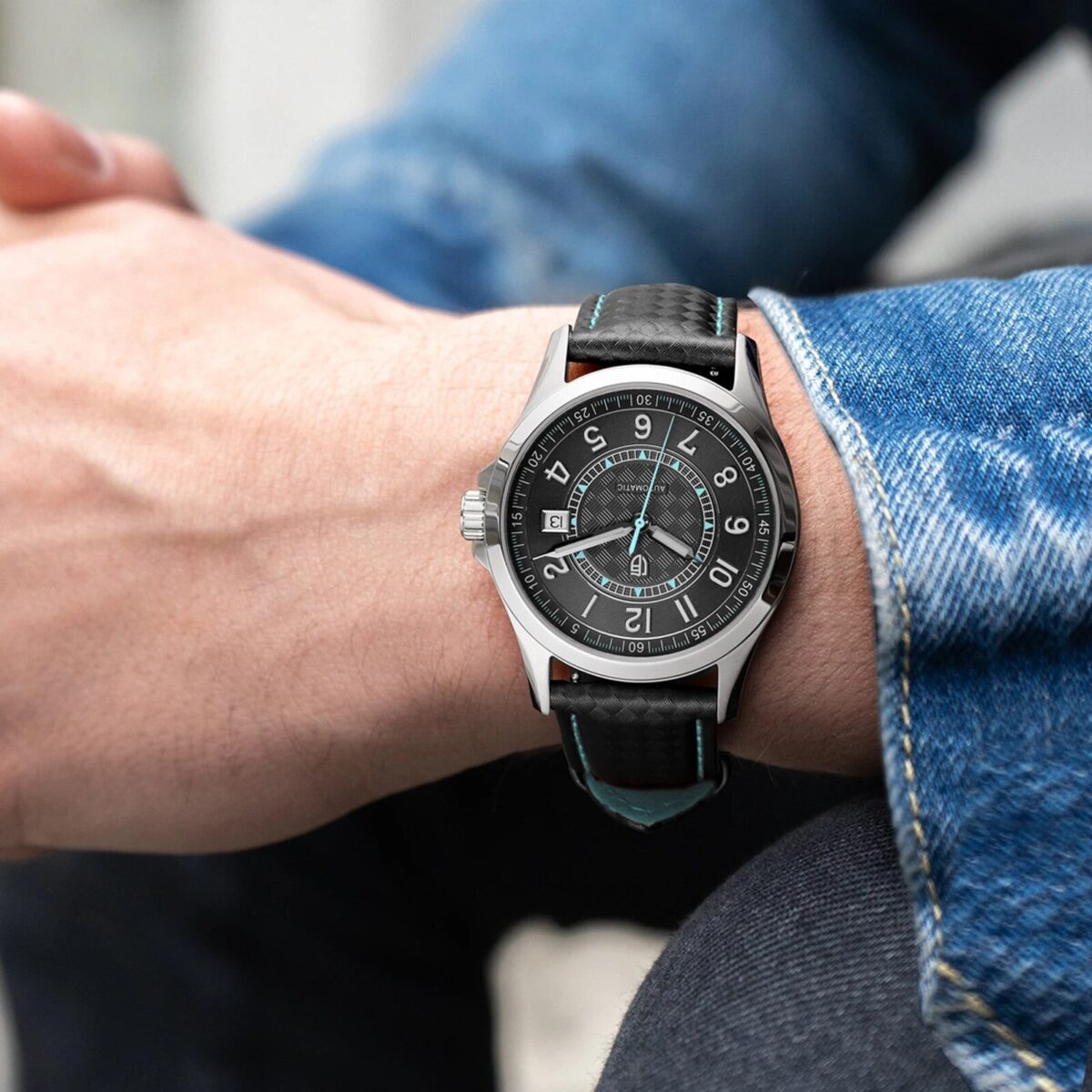 Classic Round Negro | Reloj de Vestir de Lujo – 38mm