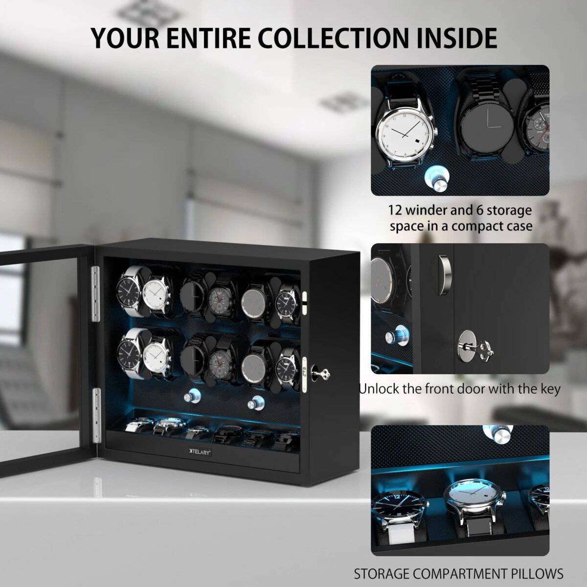 G-Winder Cabinet | Multi-Watch Automatic Winder – Storage Cabinet