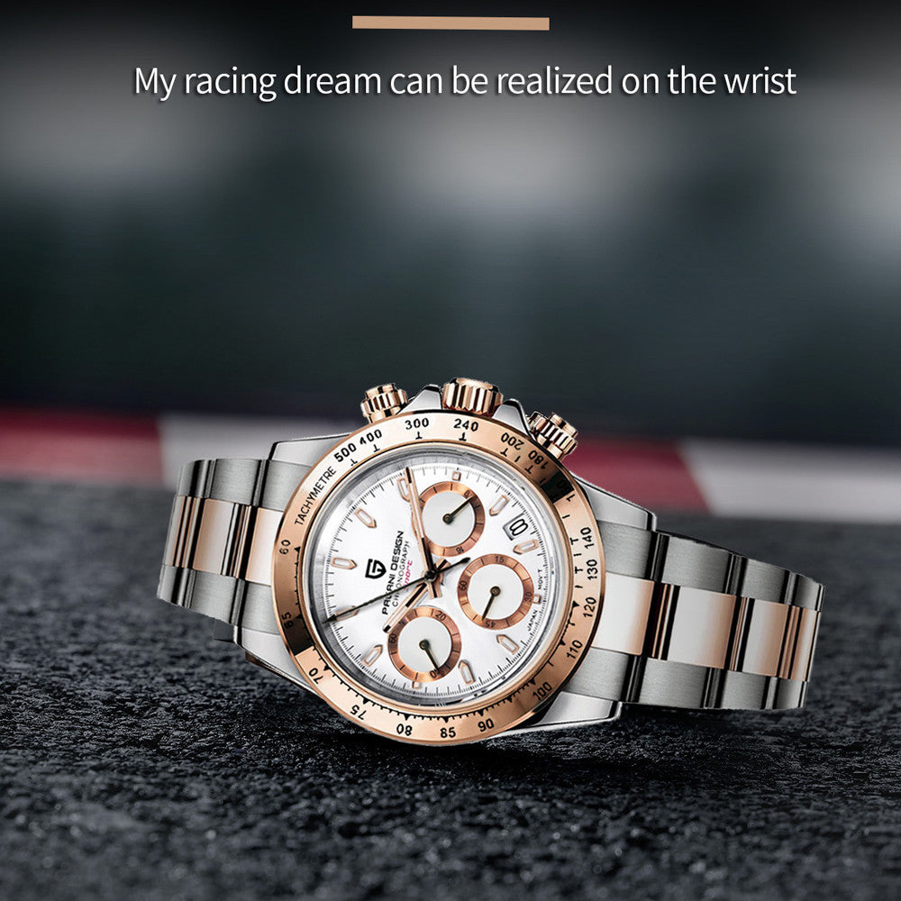 Racing Chrono Two Tone | Chronograph Quartz Watch – 40mm