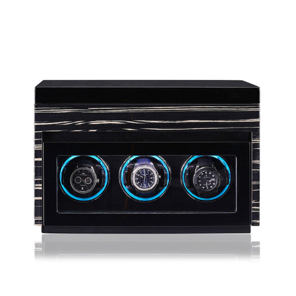 W-Winder Guard Trio 3+6 Automatic Watch Winder - Luxury Watch Storage by Wclocks - 3 watch winder, Premium finish luxury design
