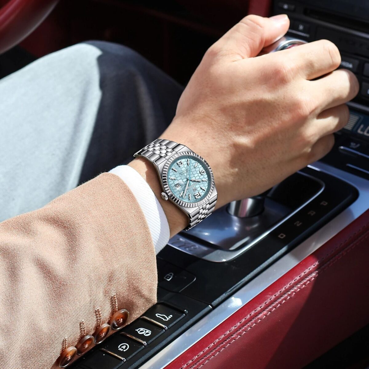 POEDAGAR Class Land | Luxury Quartz Watch – 41mm