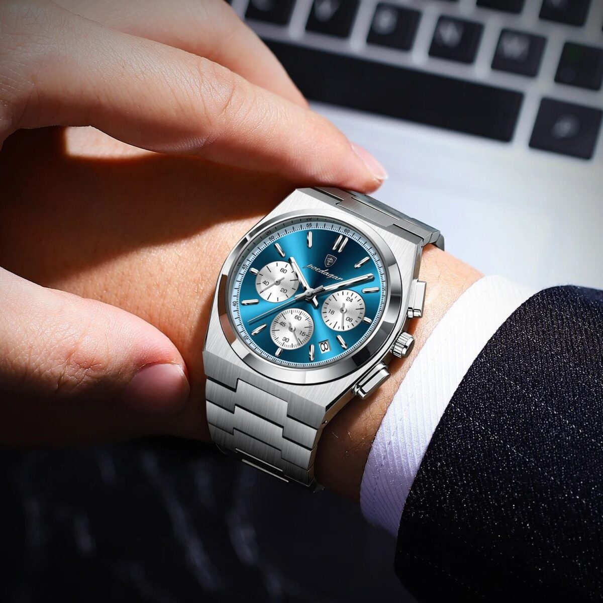 Integra Chrono 970 | Quartz Chronograph Watch – 40mm