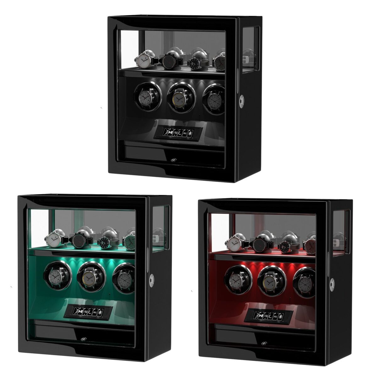 W-Winder Supreme | Rotor para 3+4 Relojes – Almacenaje Supreme