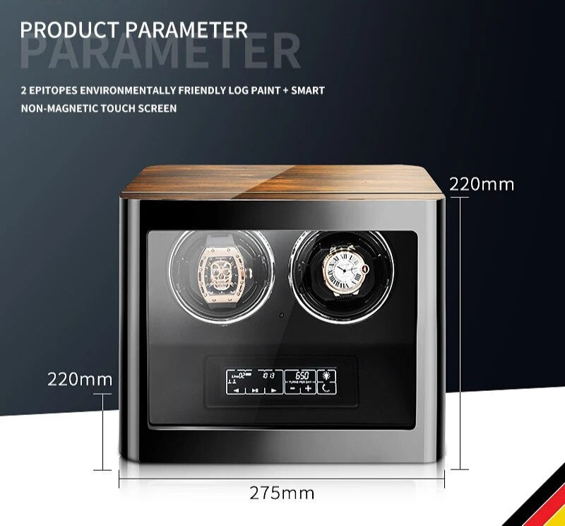 Elite Series Automatic Watch Winder - Luxury Watch Storage by Wclocks - automatic watch winder, Premium finish luxury design