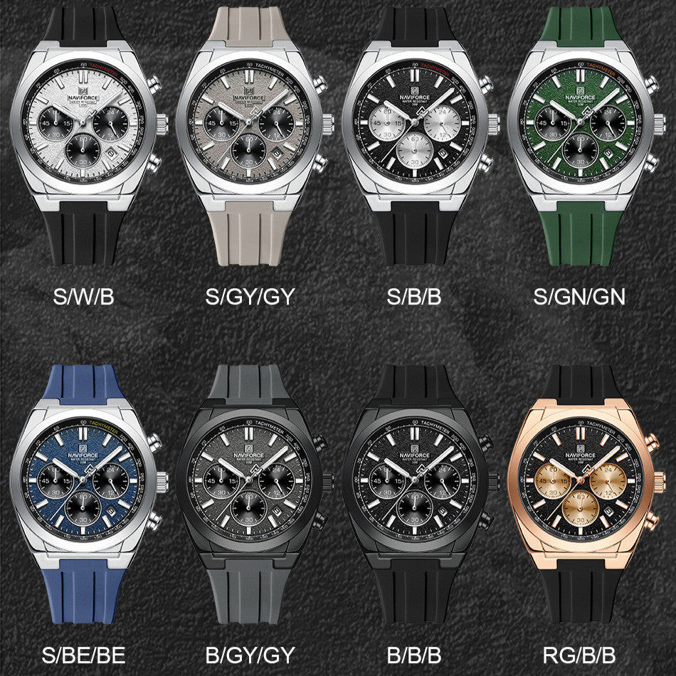 W-NaviForce Chrono | Sport Quartz Chronograph Watch – 41mm