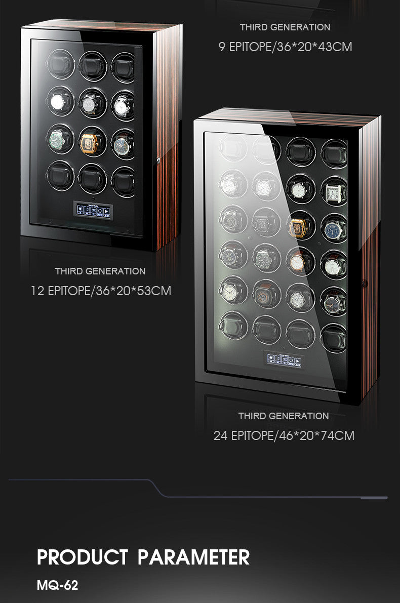 W-Spinner | 2-Watch Automatic Winder – Rotating Display