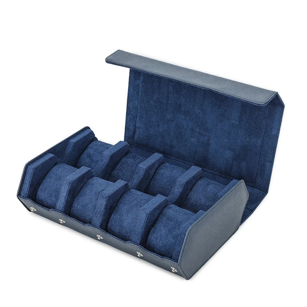 LuxOcta Saffiano 8 | Uhrenbox für 8 Uhren – Saffiano-Leder