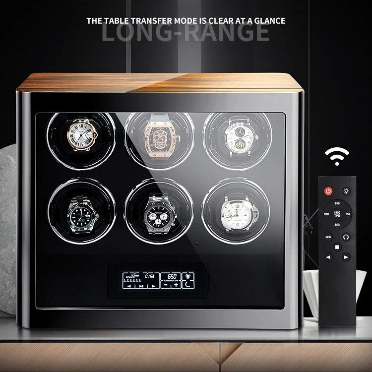 Elite Series Automatic Watch Winder - Luxury Watch Storage by Wclocks - automatic watch winder, Premium finish luxury design