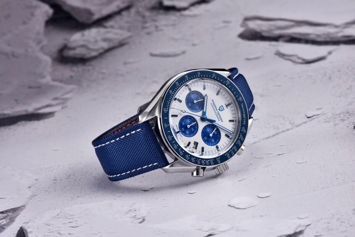 Moon Chronograph Textile | Reloj Cronógrafo de Cuarzo – 42mm