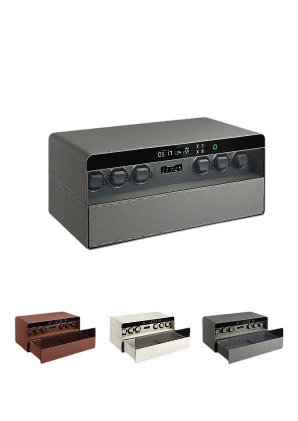CrownSafe 6 | 6-Watch Automatic Winder – Safe Enclosure