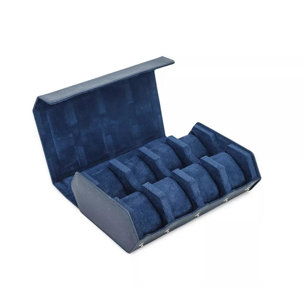 LuxOcta Saffiano 8 | Uhrenbox für 8 Uhren – Saffiano-Leder