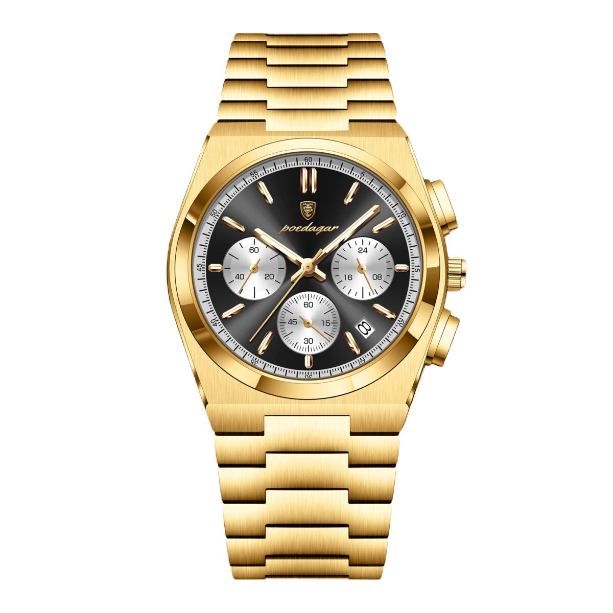 Integra Gold Chrono 970 | Quartz Chronograph Watch – 40mm