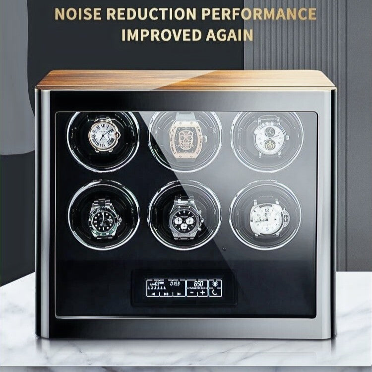 Elite Series Automatic Watch Winder - Luxury Watch Storage by Wclocks - automatic watch winder, Premium finish luxury design