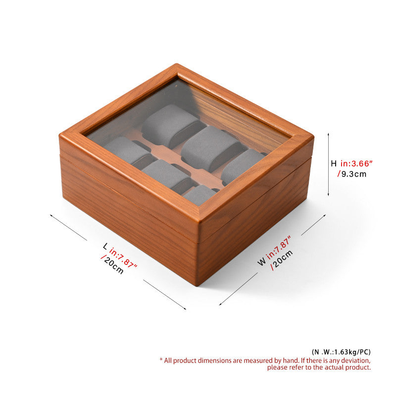 Prestige Wood | 6-Slot Watch Box – Solid Wood