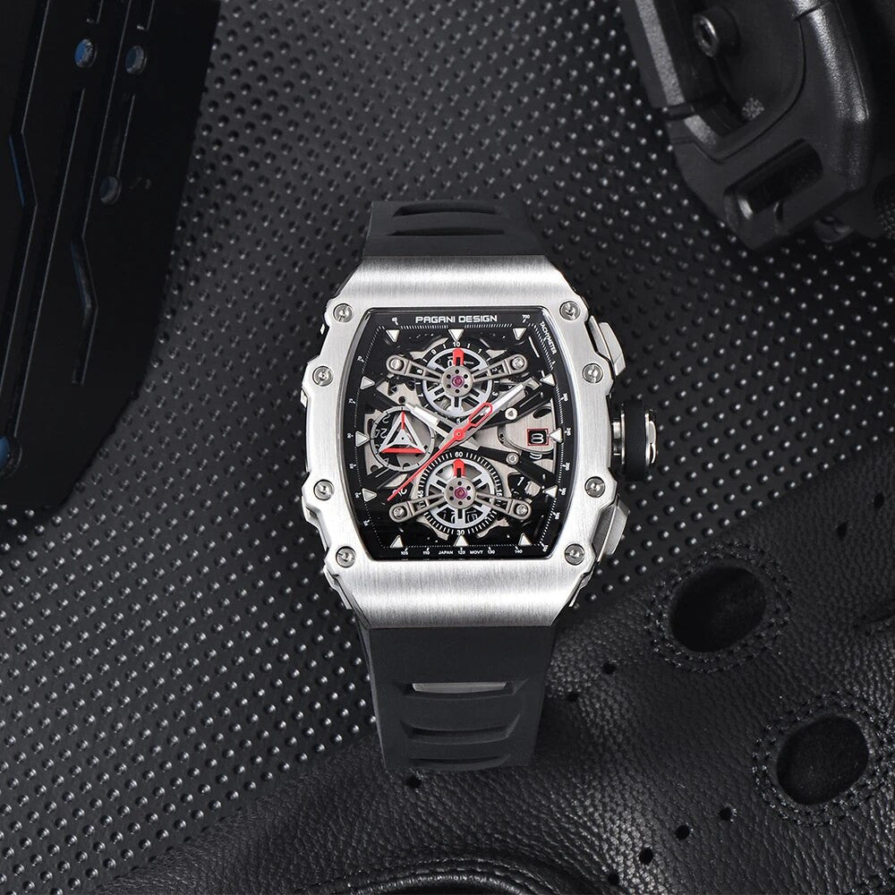 Tonneau 17 Steel Quartz | Sport Quartz Watch – 40mm