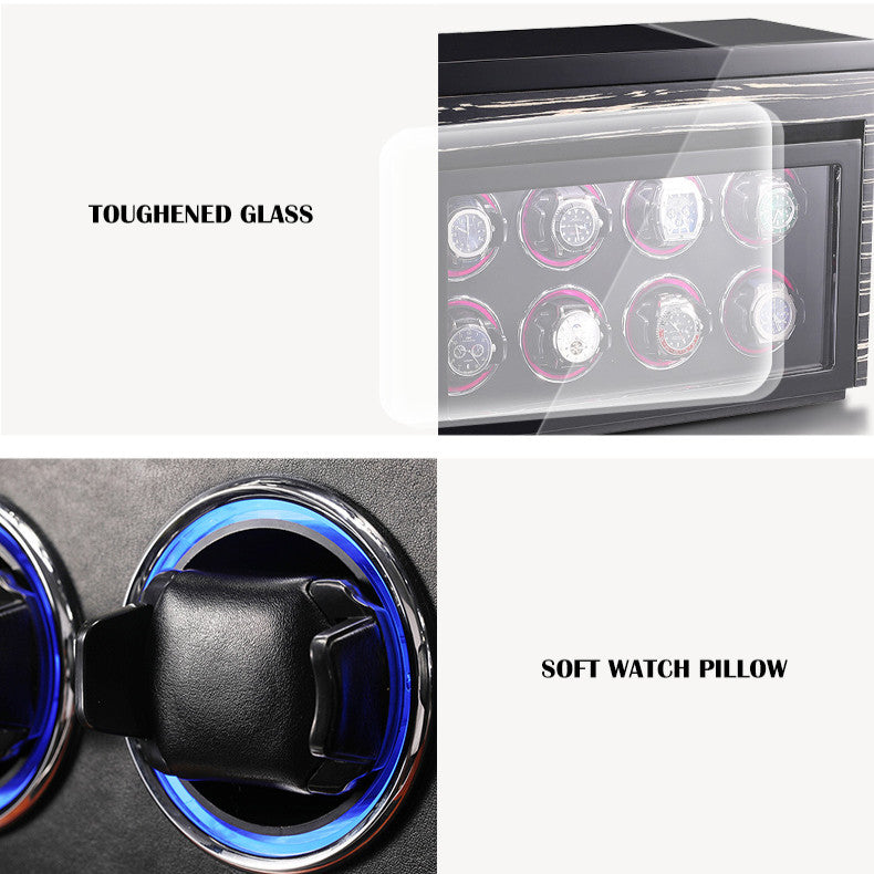 W-Winder Guard Duo | 2+4 Watch Automatic Winder – Safe + Display