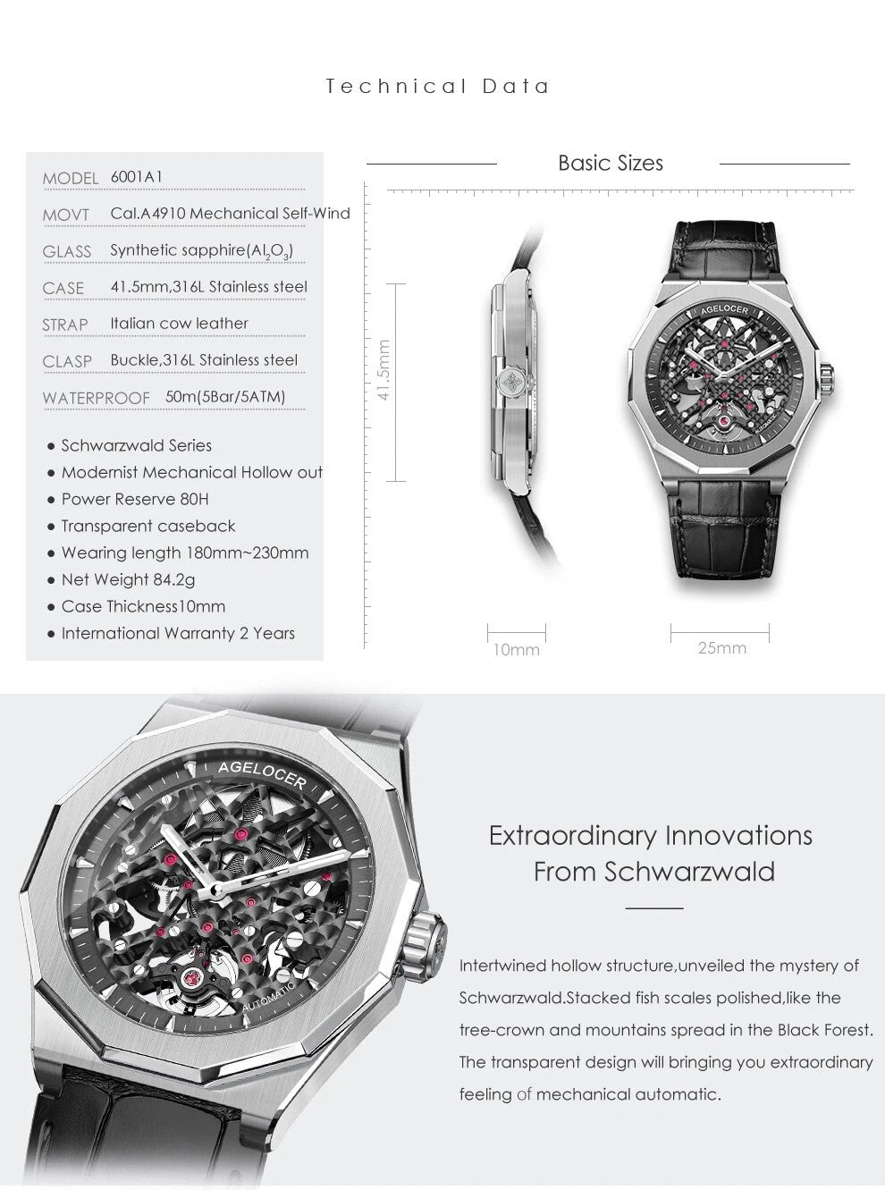 Royal Octagon Squelette | Montre Automatique – 41mm