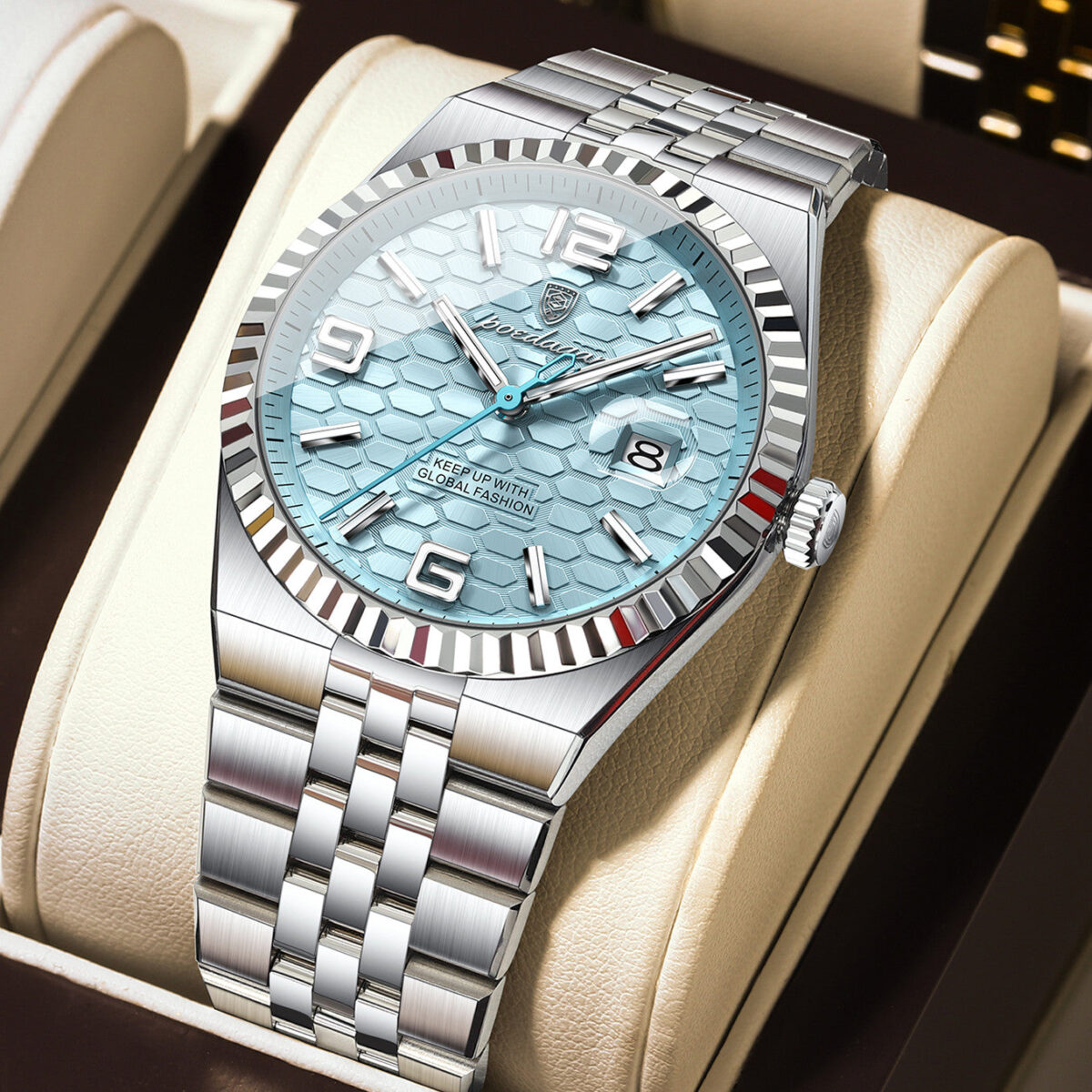 POEDAGAR Class Land | Luxury Quartz Watch – 41mm