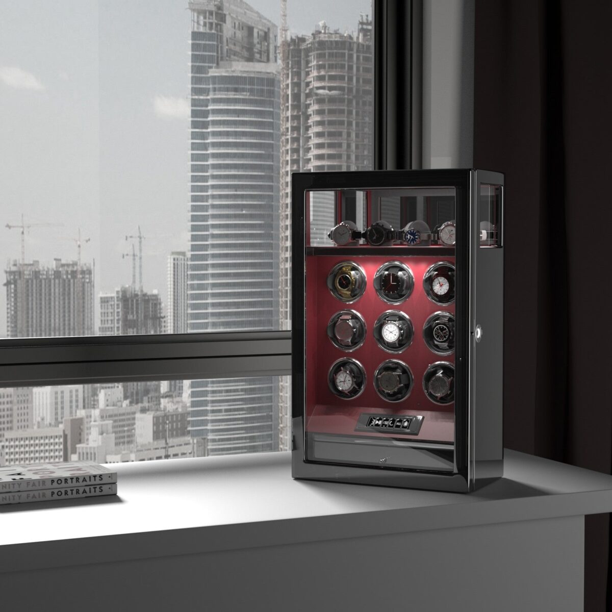 W-Winder Supreme | Carica Orologi per 9+4 Orologi – Custodia Supreme