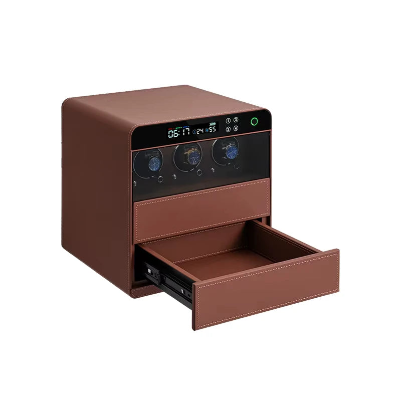 CrownSafe 3 | 3-Watch Automatic Winder – Safe Enclosure