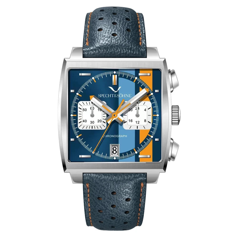 Square Racing Chrono Steel III | Chronograph Dress Watch – 39mm