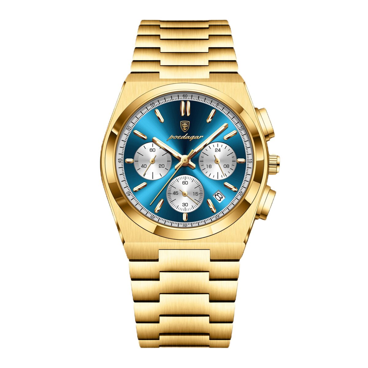 Integra Gold Chrono 970 | Quartz Chronograph Watch – 40mm